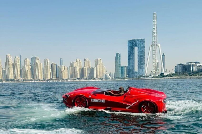 Private 60 Minutes Jet Car Experience in Dubai with transfer