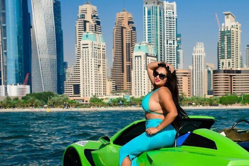 Private 60 Minutes Jet Car Experience in Dubai with transfer