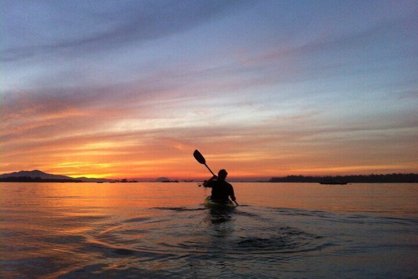 Sunrise kayaking