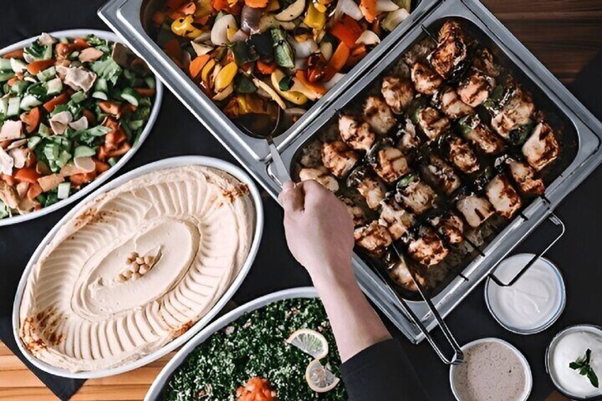  Indulge in a variety of BBQ options, from succulent grilled meats prepared by skilled chefs.