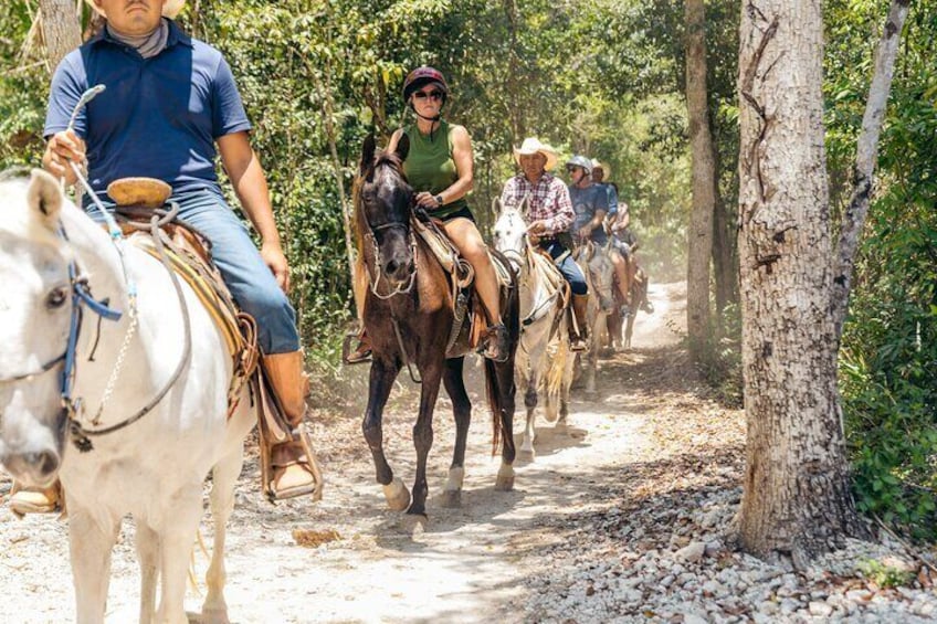 Rider Tour, Horseback Riding, ATV and Cenote