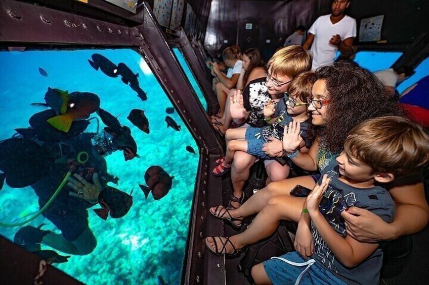 Semi Submarine Trip with Snorkelling & Transfer from Hurghada