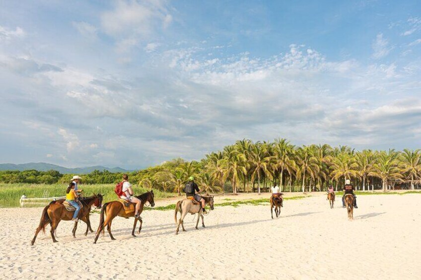 Horseback Riding Tour on the Beach in Puerto Escondido