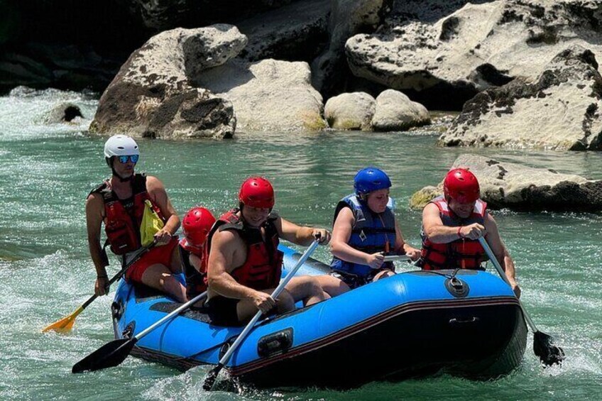 Vjosa River National Park Guided Rafting Tour in Permet