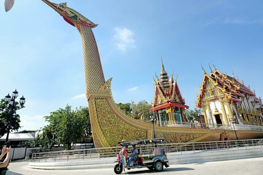 Local Temple with TUK TUK