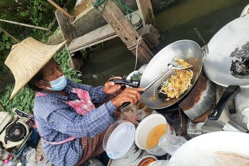 food vender at canal