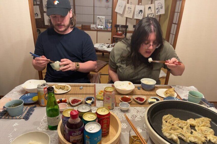 Private Sushi Roll and Gyoza Cooking Class