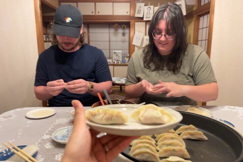 Private Sushi Roll and Gyoza Cooking Class