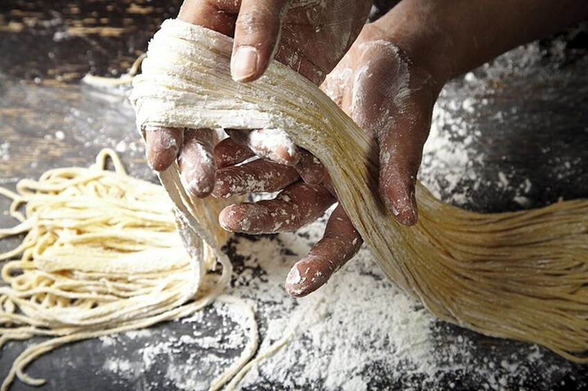 Spoleto Countryside Hands-On Home Cooking traditional Umbrian Pasta & wine