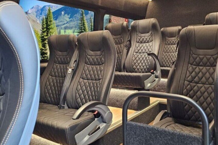 Luxe Tours Van Seating