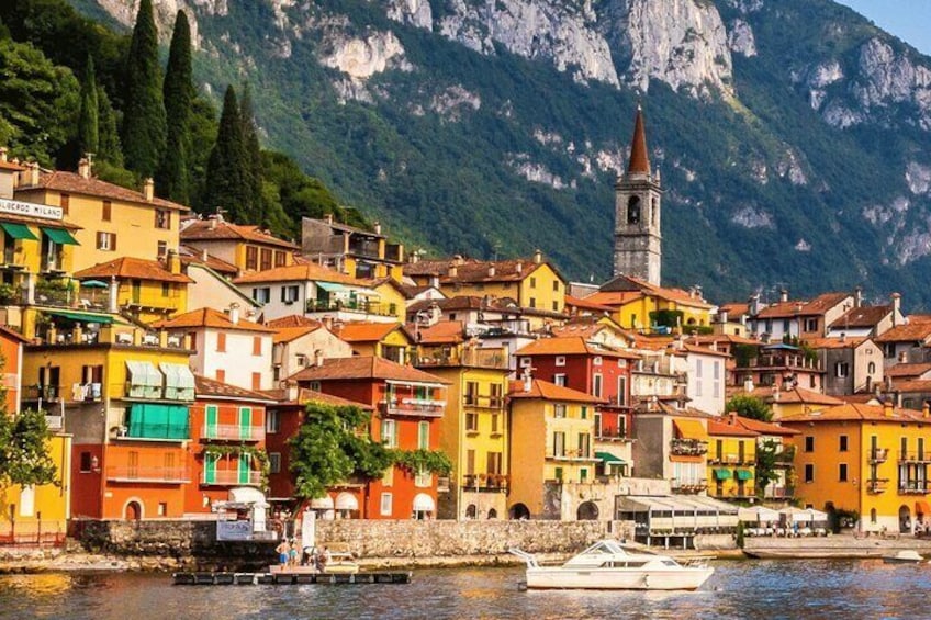 Villa del Balbianello and Varenna from Milan