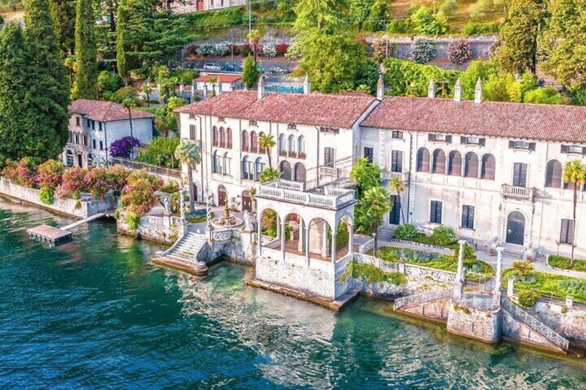 Villa del Balbianello and Varenna from Milan