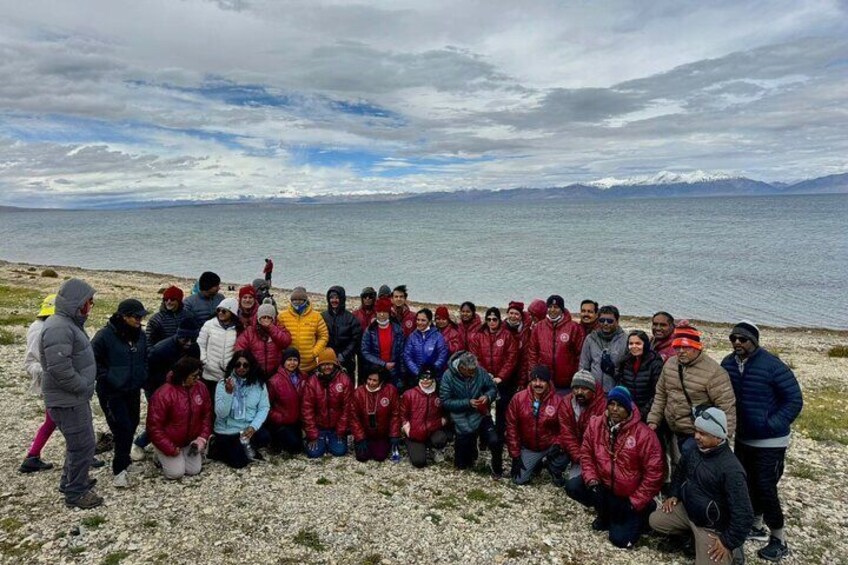 Pilgrimage at Mansarovar Lake with Kailash view