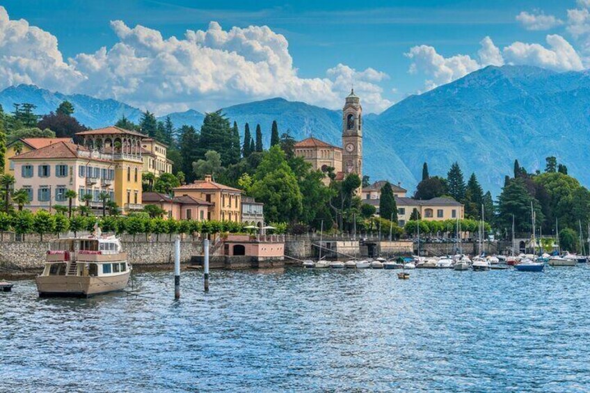 Milan Day Trip to Como Lake with Private Boat Cruise and Guide 