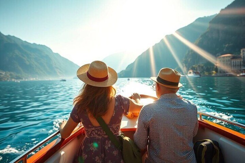 Milan Day Trip to Como Lake with Private Boat Cruise and Guide