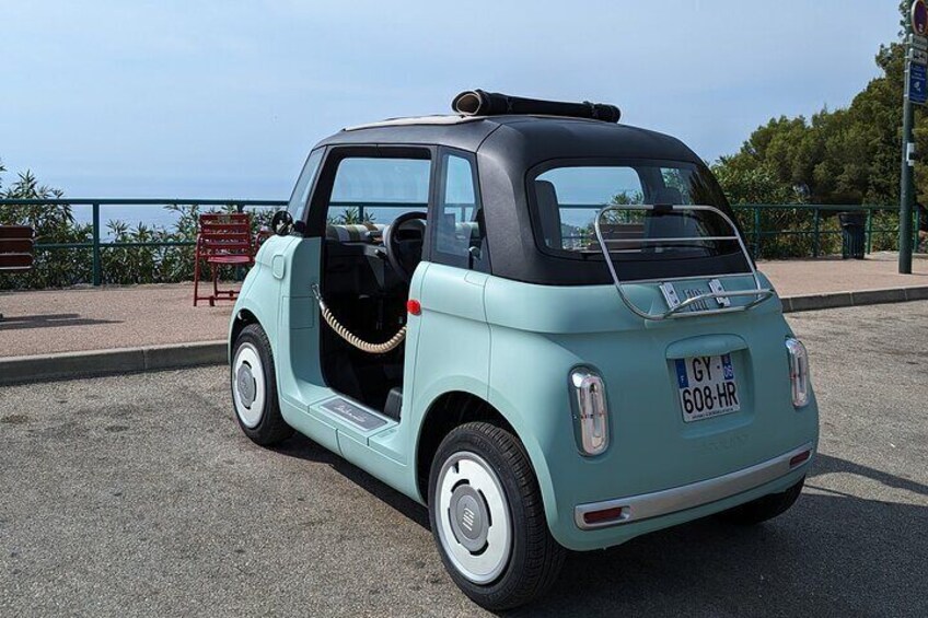 Discover the French Riviera in an adorable car