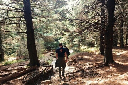 Hiking in Tibidabo Nature and Panoramic Photos