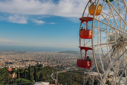 Hiking in Tibidabo Nature and Panoramic Photos