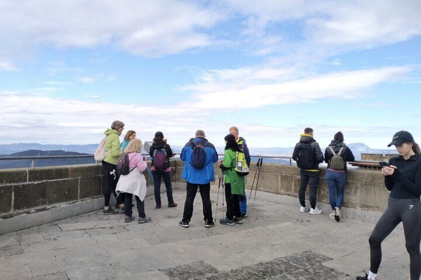 Hiking in Tibidabo Nature and Panoramic Photos