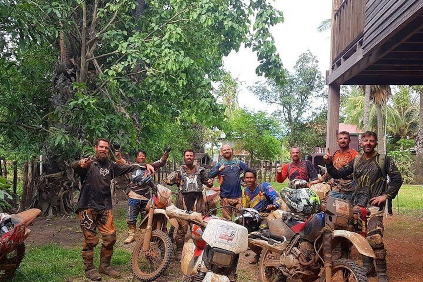 Arriving in Koh Ker Village 