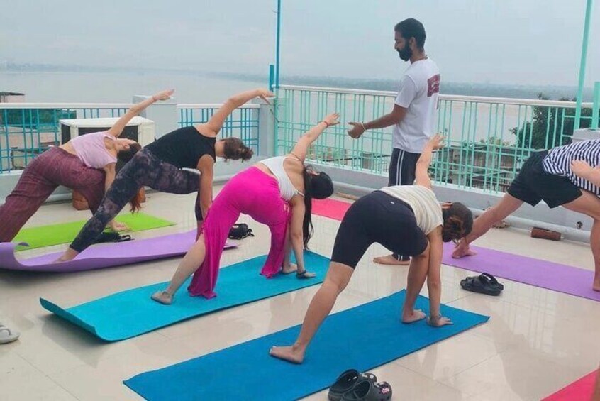 Yoga In Varanasi: Sunrise Yoga with Ayush