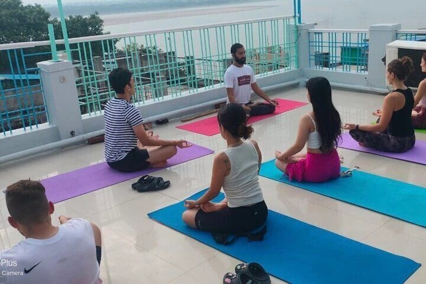 Yoga In Varanasi: Sunrise Yoga with Ayush