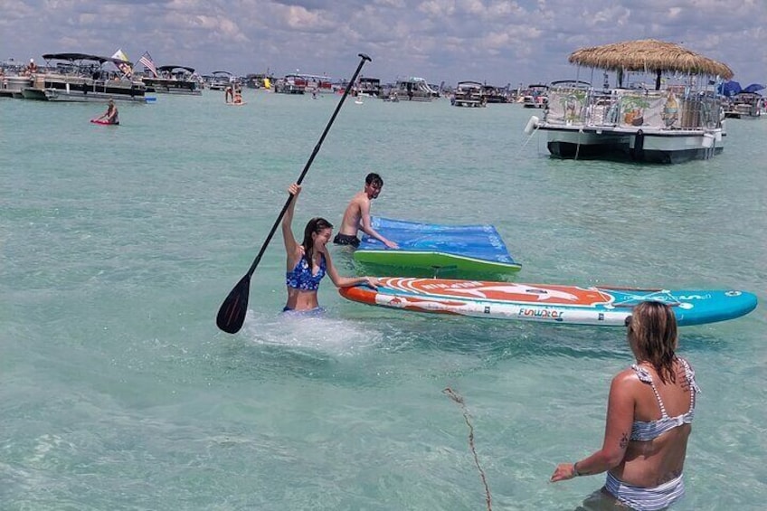 paddle board