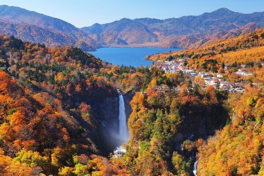 Kegon Falls is one of the most beautiful waterfalls in Tochigi Prefecture