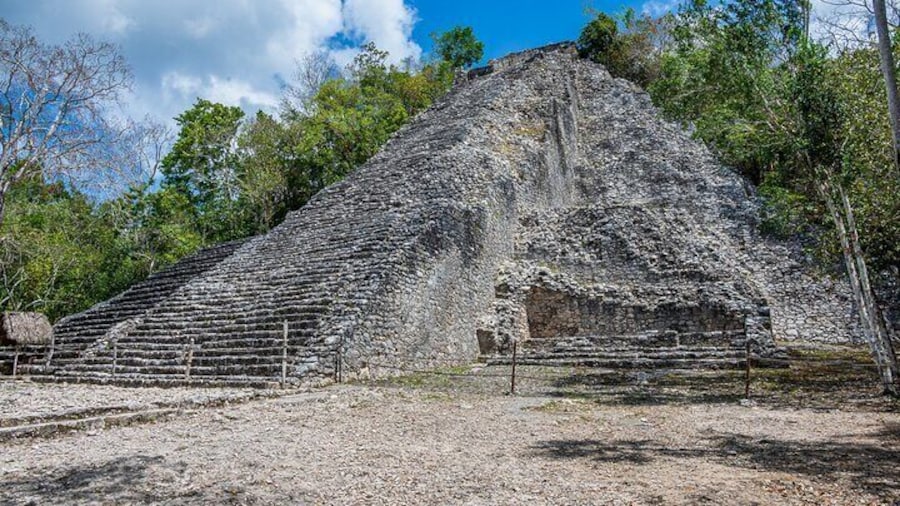 Coba Ruins Archeological Tour with Mayan Village at Sunset Time
