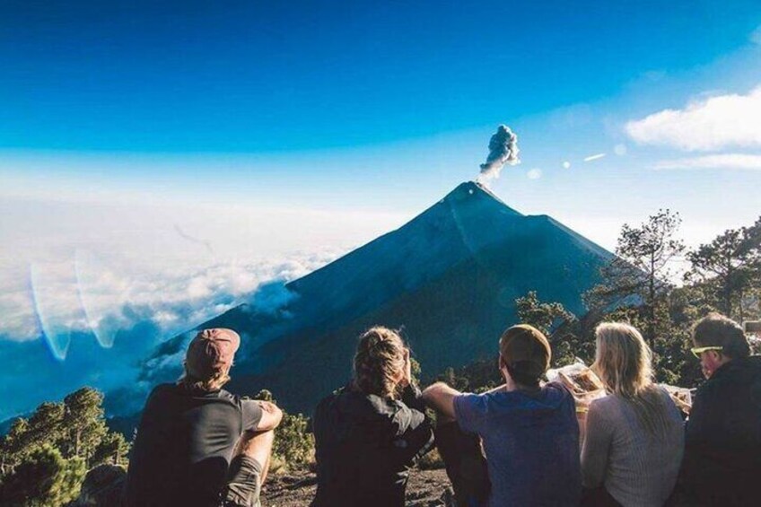 Fire Volcano View from Acatenango