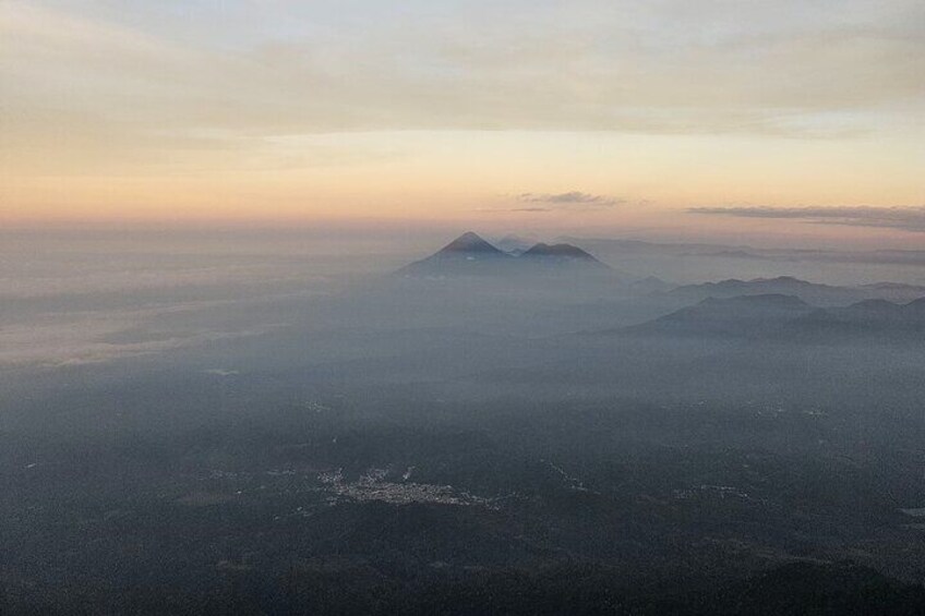 View of the volcanic chain