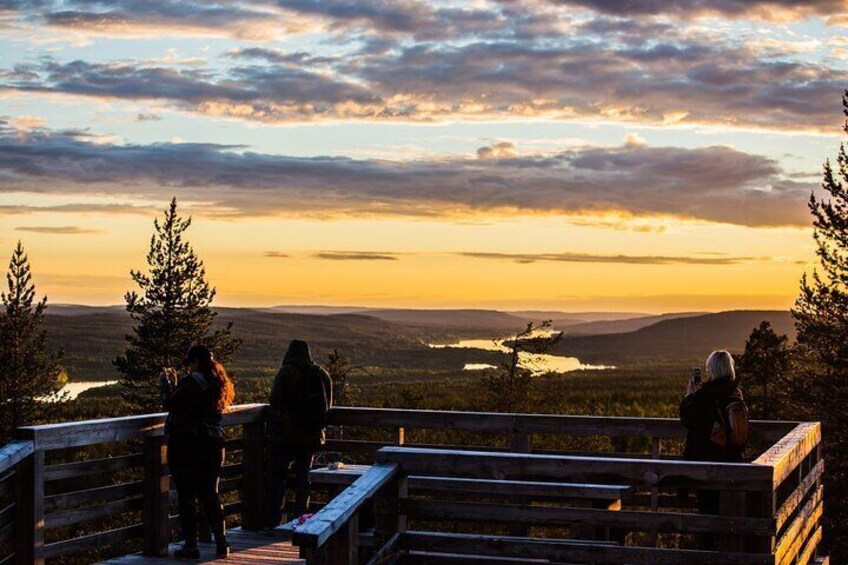 Arctic Wilderness Hike from Rovaniemi Midnight sun & Sunset