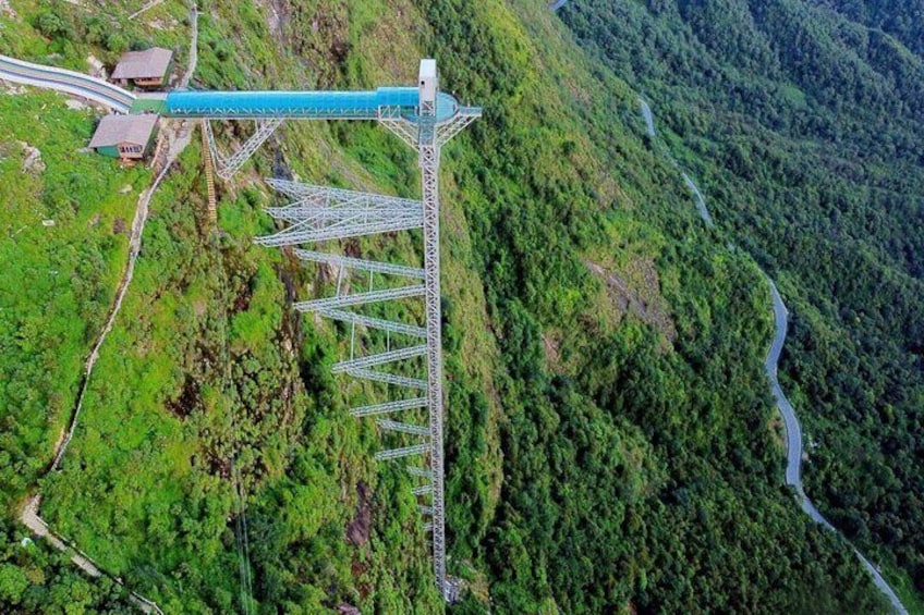 Cloud Dragon Skywalk and Silver Waterfall Private Tour From Sapa