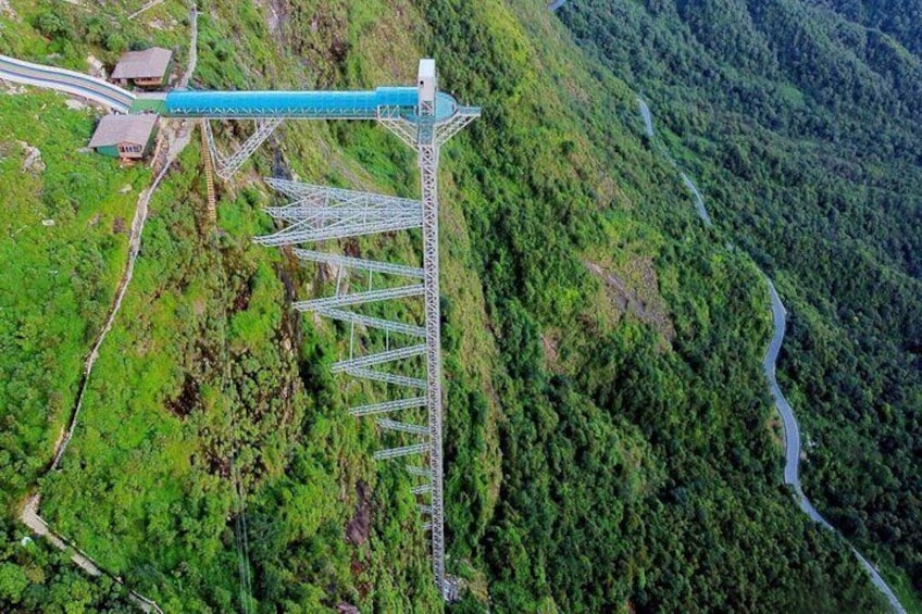 Cloud Dragon Skywalk and Silver Waterfall Private Tour From Sapa