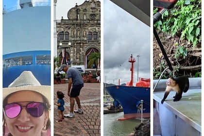 Luxury car: Monkey tour + Panama Canal + city tour