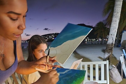 Sunset and Paint Activity from Philipsburg, Sint Maarten