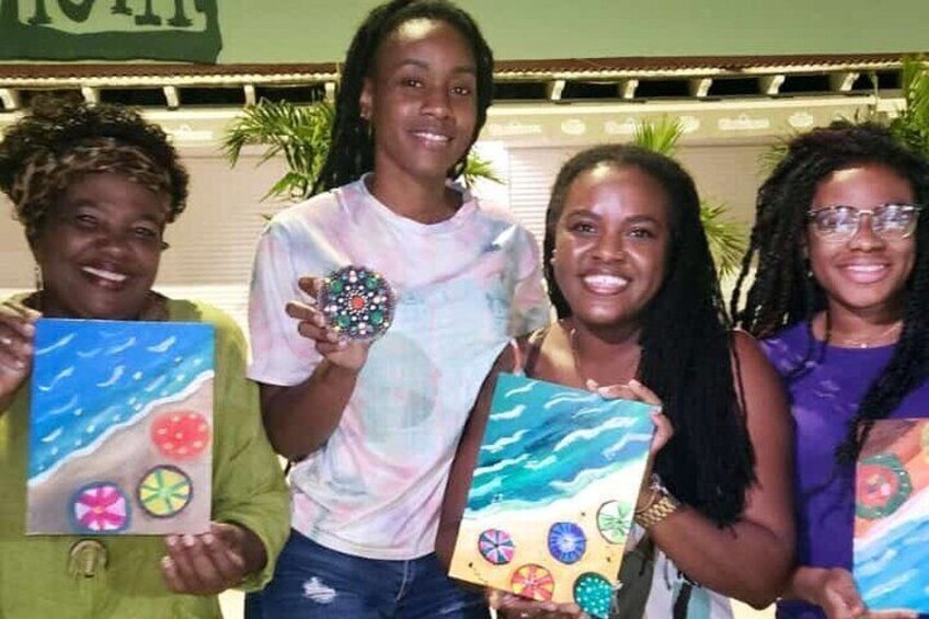 Sunset and Paint Activity from Philipsburg, Sint Maarten