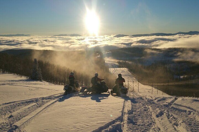 Experience Snowmobile Guided Tour in Utah