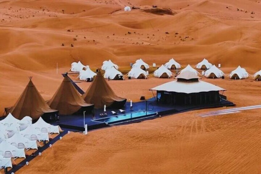 Desert glamping