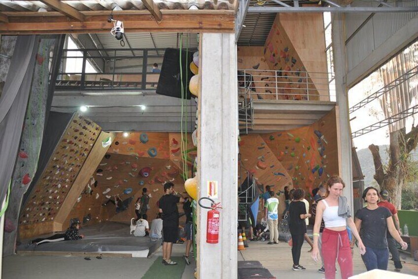Climbing gym in Floripa