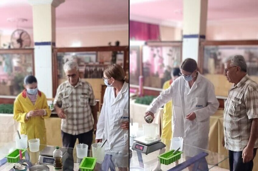 Nordinne Master Soapmaker, handmade Moroccan soap