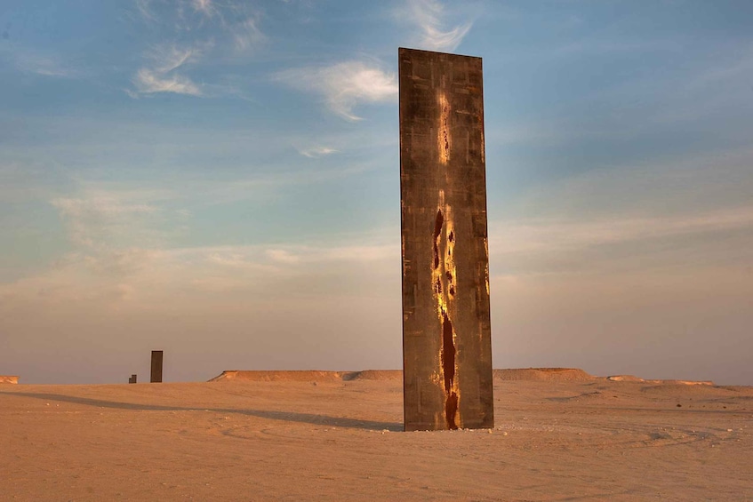 West Qatar: Richard Serra, Mushroom Hills, Camel Race track