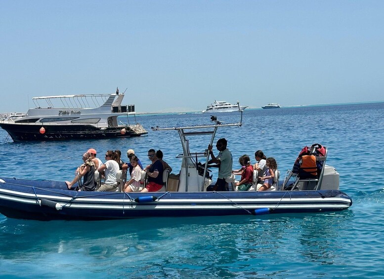 Picture 12 for Activity Hurghada: Private Sunset Cruise to Giftun island with Lunch