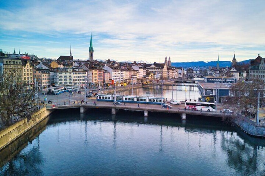 Zurich Transportation Adventure: Cogwheel, Funicular & Boat Tour