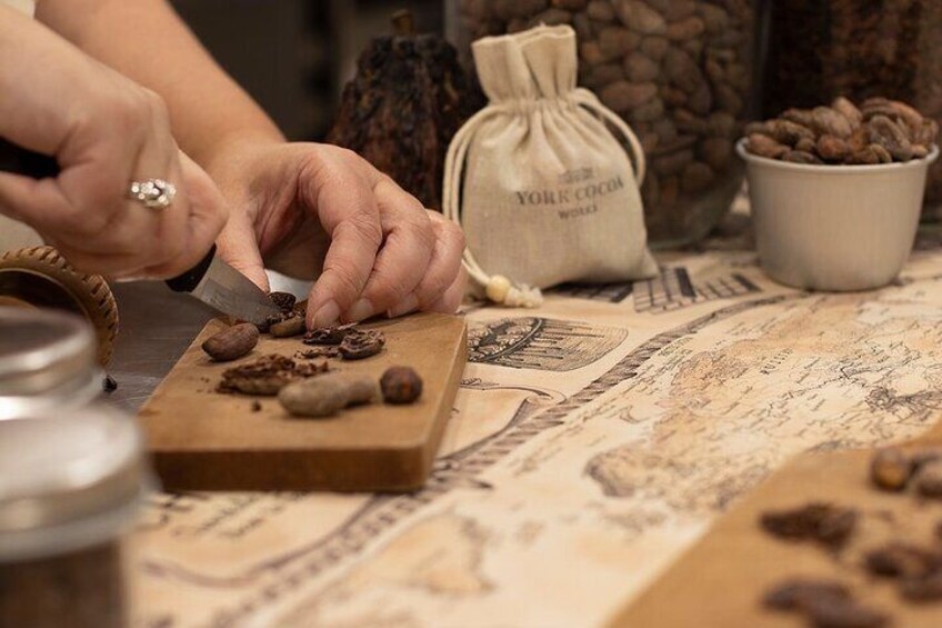 Learn how to analyse qualities of fine cocoa beans.