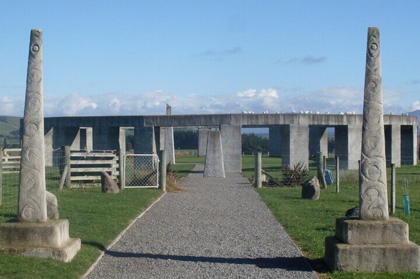 Main causeway at Stonehenge Aotearoa