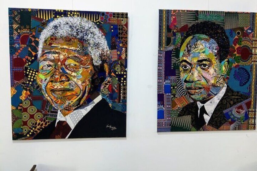 Fantasy Coffin Paintings Art sculptures artefacts Private Tour 