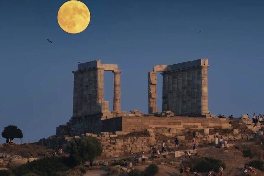 Lake Vouliagmeni Thermal Spa And Temple Of Poseidon Private Tour