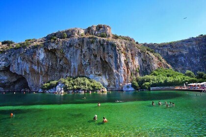 Lake Vouliagmeni Thermal Spa And Temple Of Poseidon Private Tour