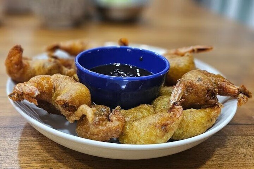 Shrimp Pholourie